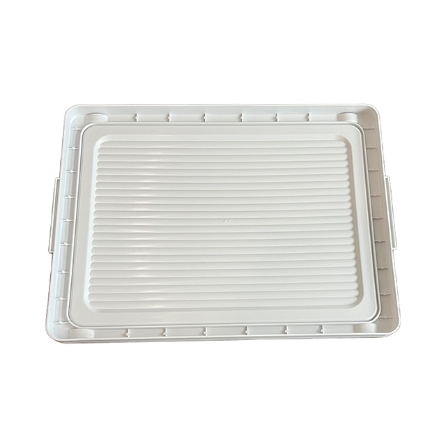 Ribbed Storage Box Lid Mold