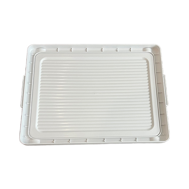 Ribbed Storage Box Lid Mold