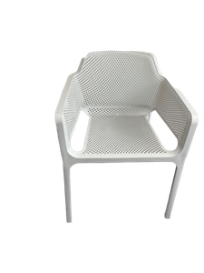Modern Plastic Armchair Mold With Mesh Design For Outdoor And Commercial Use