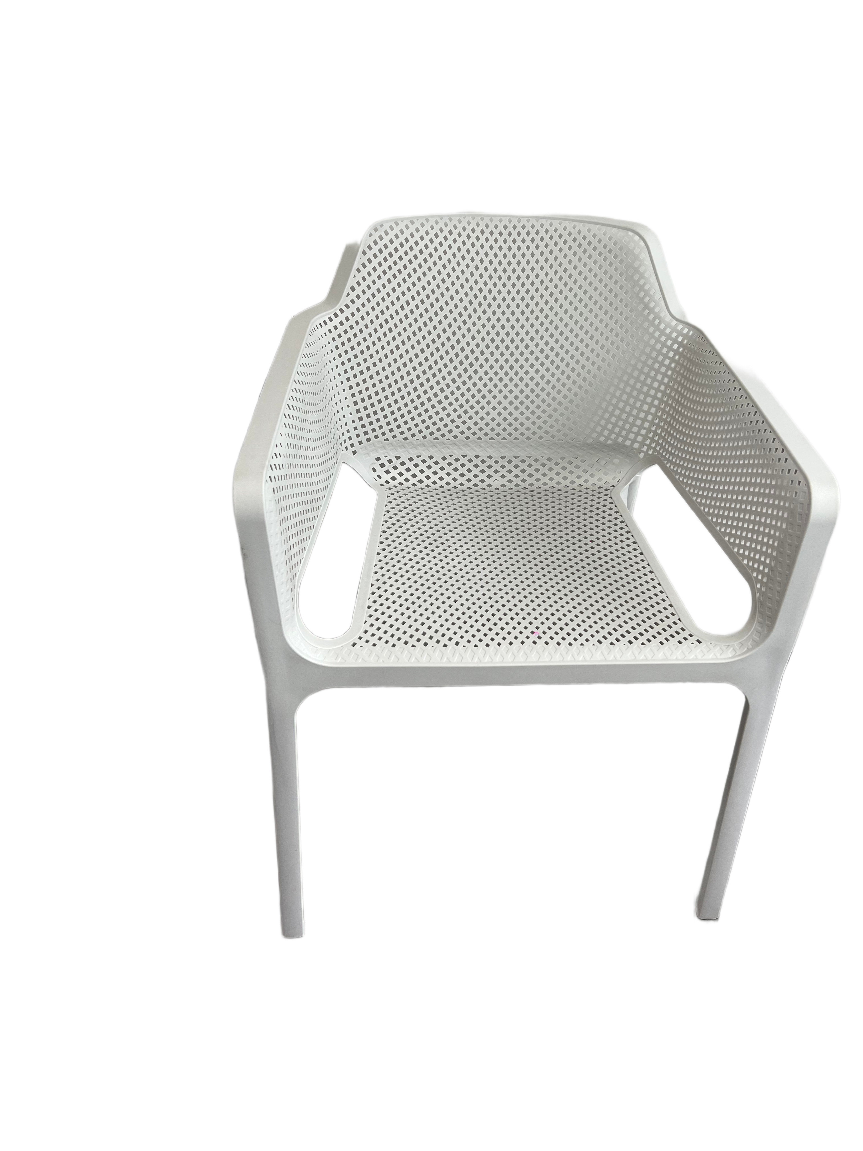 Modern Plastic Armchair Mold With Mesh Design For Outdoor And Commercial Use