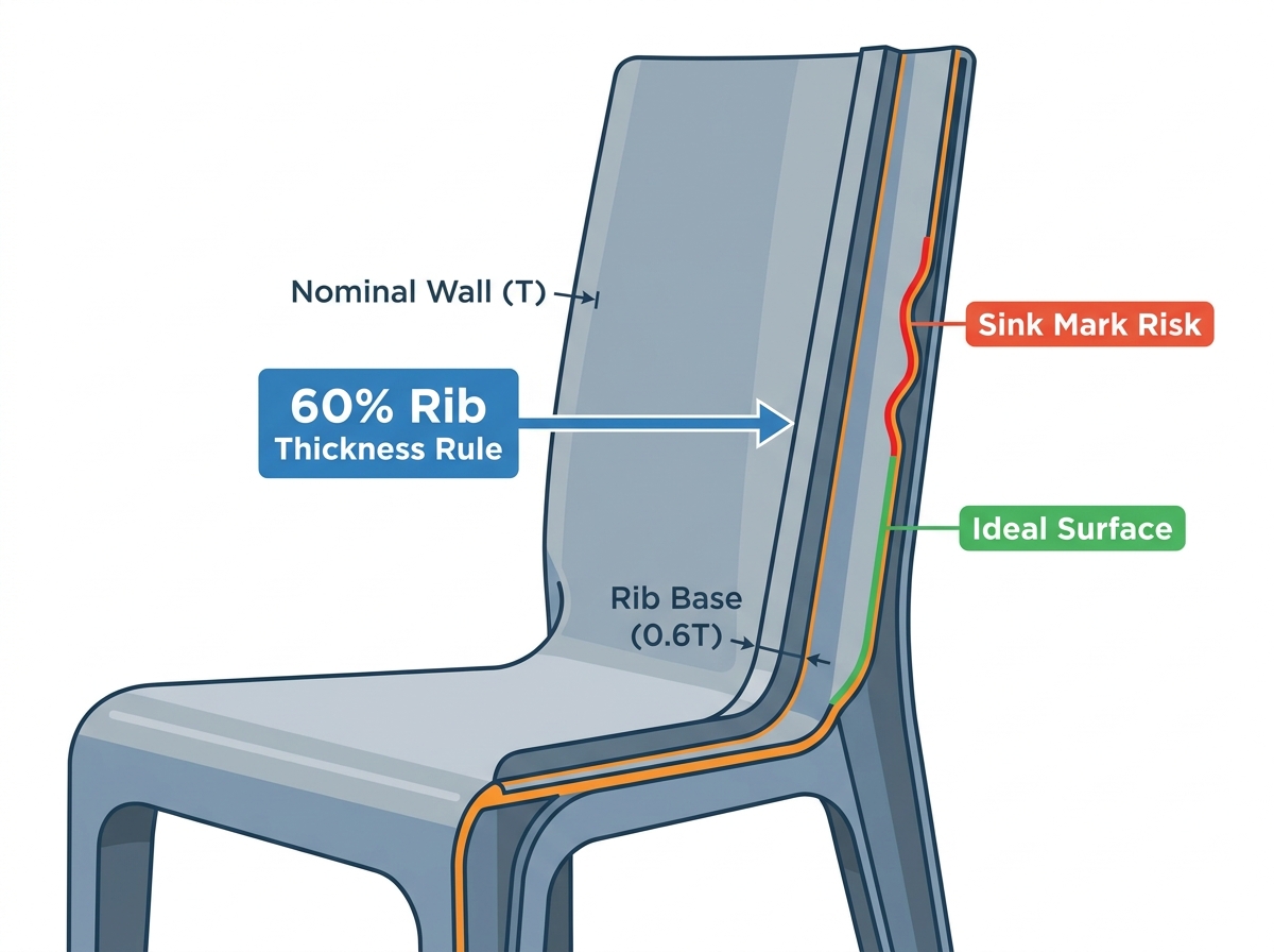High Back Integral Chair Mould Design